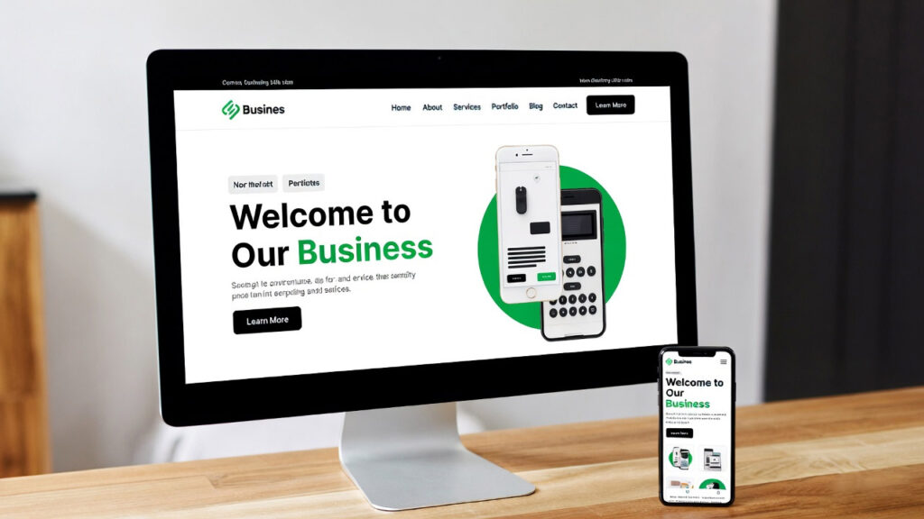 Professional small business website design mobile and desktop 2026